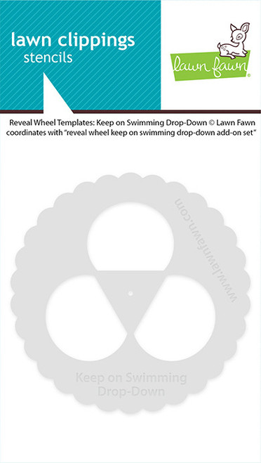Lawn Fawn: Reveal Wheel Templates, Keep On Swimming Drop-Down