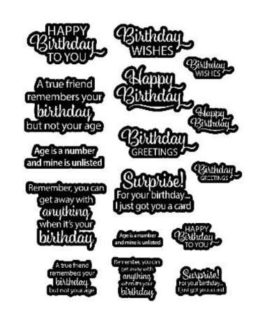 Simply Stated Designs: Birthday Reverse Sentiments