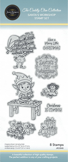 Jamie Rodgers Crafts: Santa's Workshop Stamp Set – The Cuddly Clan Collection