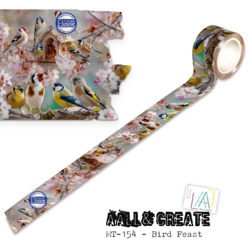 AALL and Create: Layer-It-Up Washi Tape 25mm x 10m - Bird Feast