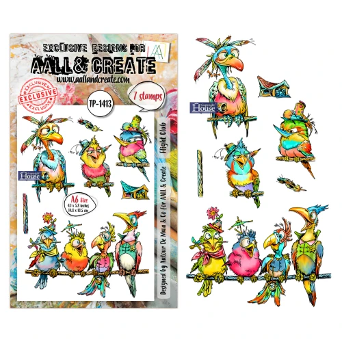 AALL and Create: A6 Stamp Sets - Flight Club