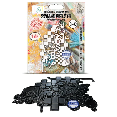 AALL and Create: Die-Cutting Die Set - Checkered Figures