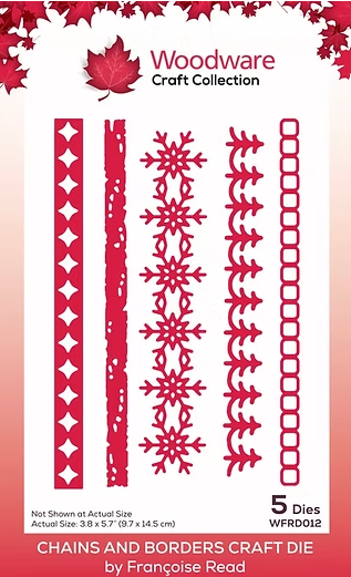 Woodware: Chains and Borders Craft Die Set By Françoise Read