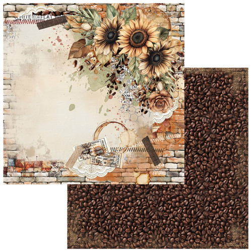 49& Market: 12x12 Paper, Country Heart Cafe Paper- Grounds Of Joy