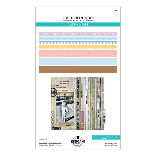 Spelbinders: Die Set, Keepsake Capsule Borders By Esther Glas
