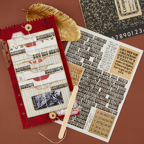 Spellbinders: Rub-Ons, Noted Details by Esther Glas