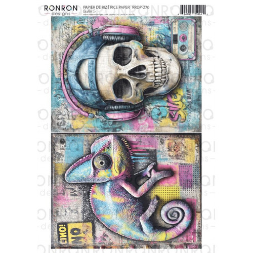 RonRon Designs: Rice Paper- Graffiti 5