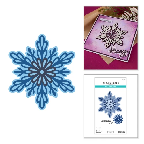 Spellbinders: Layered Snowflakes Etched Dies by Lisa Horton