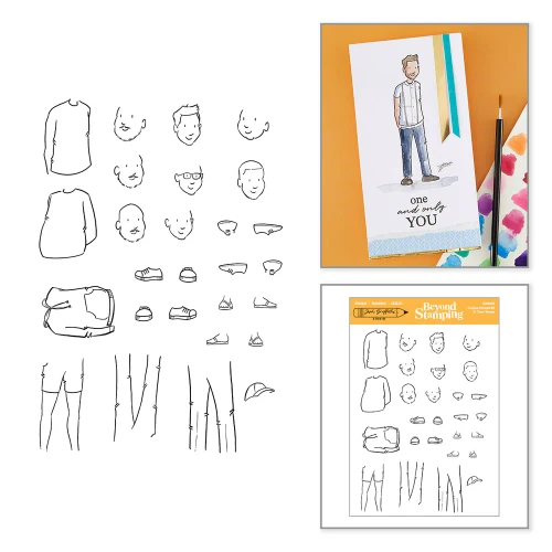 Spellbinders: Portrait #2 Clear Stamp Set by Josh Griffiths Studio