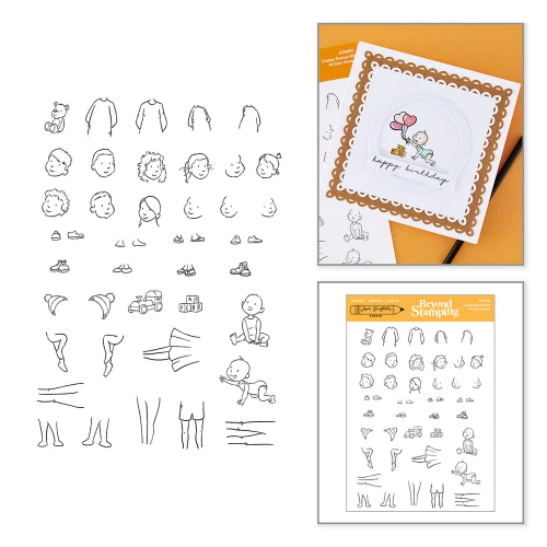 Spellbinders: Portrait #3 Clear Stamp Set by Josh Griffiths Studio
