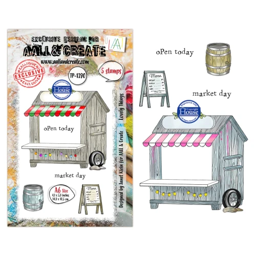 AALL & Create: A6 Stamp Set #1390 - Lovely Things