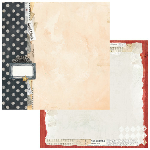 49 & Market: 12x12 Patterned Paper, Mouse & Co. - Find Magic
