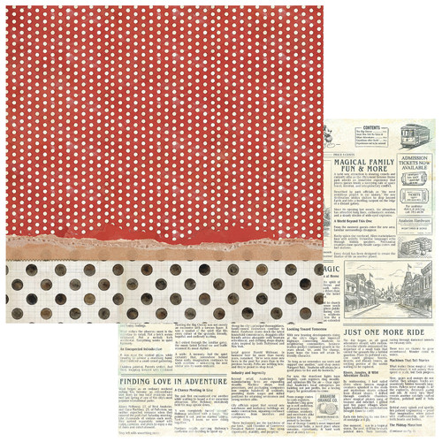 49 & Market: 12x12 Patterned Paper, Mouse & Co. - Main St. Press