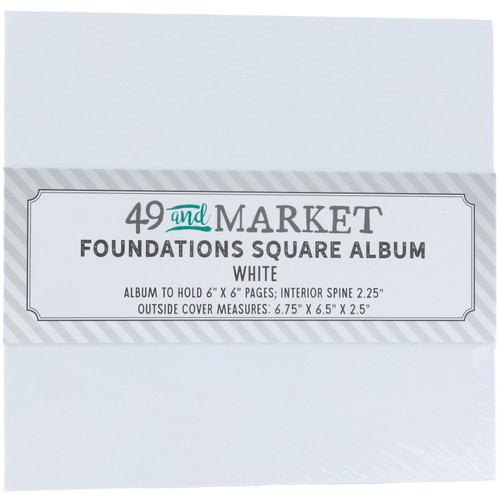 49 & Market: 6x6 Square Foundations Album - White