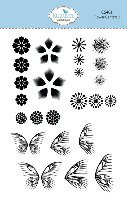 Elizabeth Craft Designs: Clear Stamp, Flower Centers 3