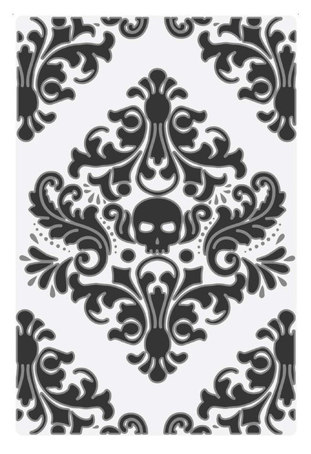 Tim Holtz: Multi Level Embossing Folder, A6 Vault - Skull