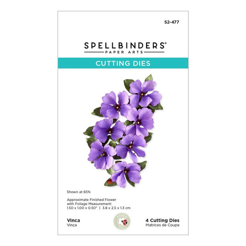Spellbinders: Die Set, The Cottage Garden, Vinca by Susan Tierney-Cockburn