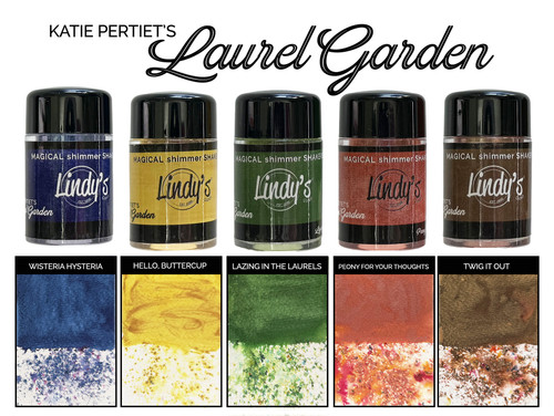 Lindy's Stamp Gang: Magical Shaker 2.0 Set, Katie Pertiet's Laurel Garden