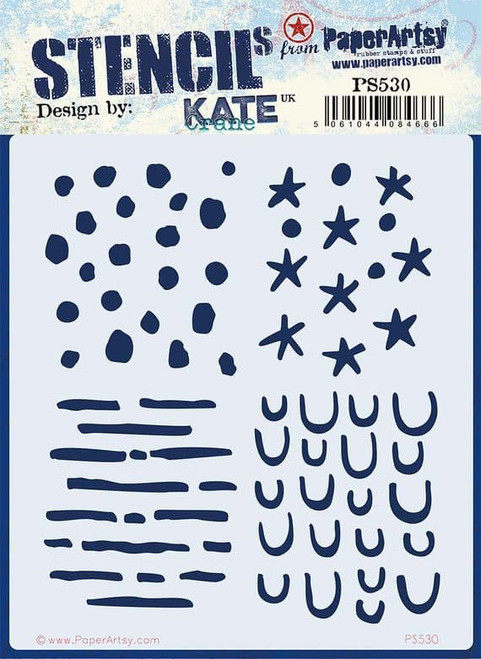 PaperArtsy: PA Stencil 530 Regular {Kate Crane}