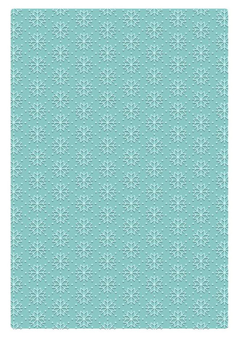 Tim Holtz: 2D Texture Fades Embossing Folder, Large/A5 - Vault Snowflakes #3
