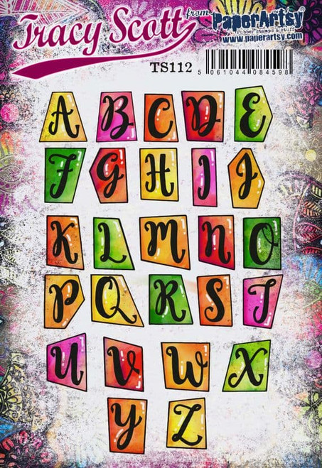PaperArtsy: Tracy Scott 112 (A5 set, trimmed, on EZ)