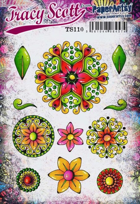PaperArtsy: Tracy Scott 110 (A5 set, trimmed, on EZ)