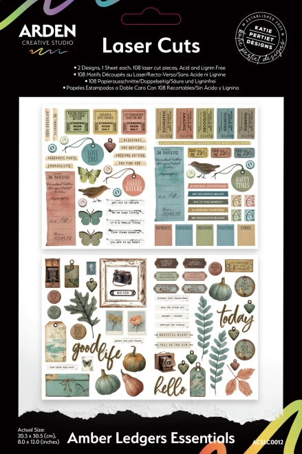 Arden Creative Studio: Amber Ledgers Essentials Laser Cuts