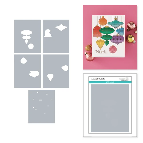 BetterPress Society October Add-On: Layered Classic Holiday Stencil
