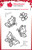 Woodware Clear Singles: Clear Stamp, Little Butterflies 3.8 in x 2.6 in Stamp
