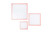 Sizzix: Making Essential Shaker Panes, Squares (3pk)