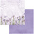 49 & Market: 12x12 Patterned Paper, Color Swatch - Lavender #1
