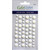 Eyelet Outlet: Adhesive-Back Enamel Dots - Glitter White