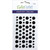 Eyelet Outlet: Adhesive-Back Enamel Dots - Matte Black