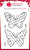 Woodware: Clear Stamp, Torn Paper Butterflies