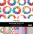 Paper Rose:  12x12 Paper Collection, Rainbow Twirl 2.0
