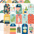 Simple Stories: 12x12 Patterned Paper, Pack Your Bags