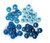 We R Memory Keepers: Eyelet & Washer, Crop-A-Dile - Standard - Blue (60pc)
