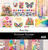 Paper Rose: 12x12 Paper Collection, Rainbow Village