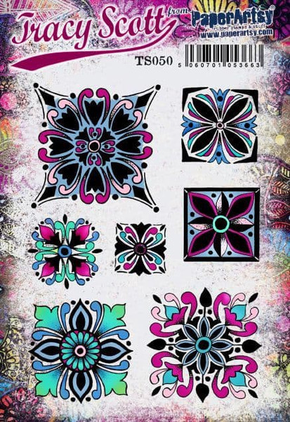 PaperArtsy: Tracy Scott Stamp Set 050