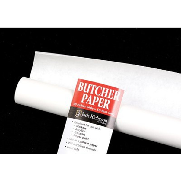 Jack Richeson: Butcher Paper, White 15" x 15"
