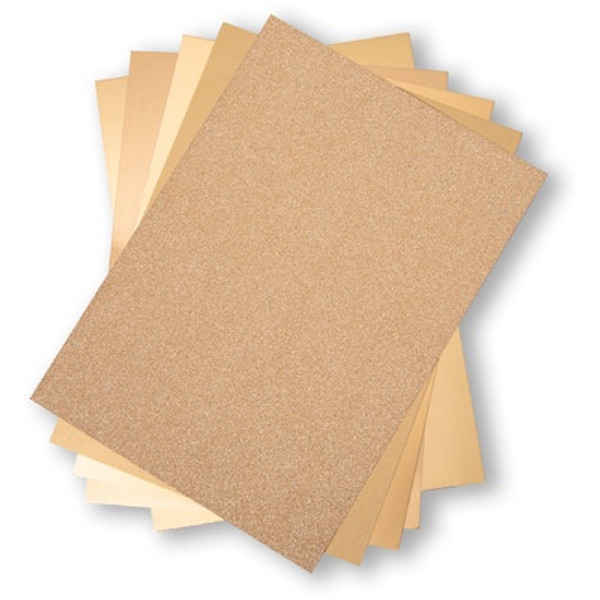 Sizzix: Surfacez 8.5x11 Opulent Cardstock Pack, Gold