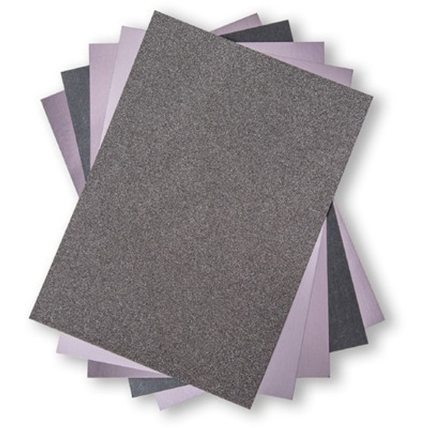 Sizzix: Surfacez 8.5x11 Opulent Cardstock Pack, Charcoal