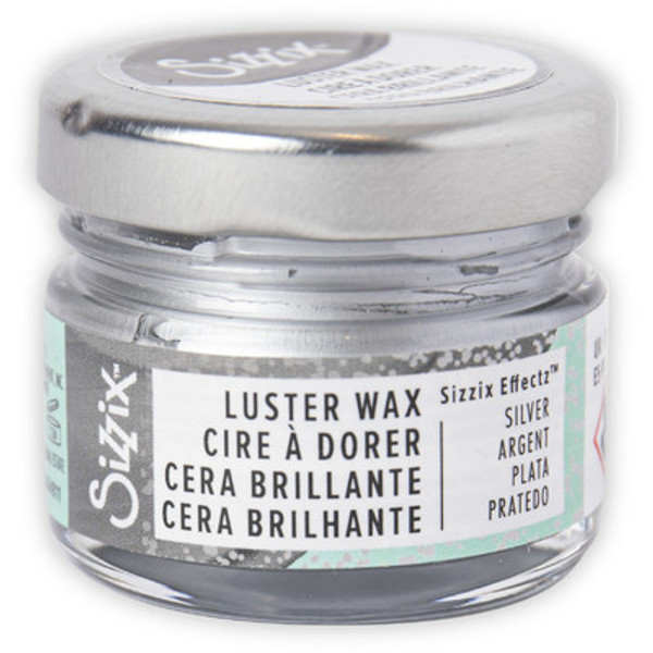 Sizzix: Effectz Lustre Wax, Silver(20ml)