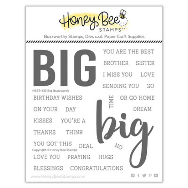 Honey Bee: Stamp Set, Big Buzzword