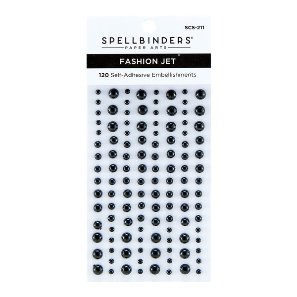 Spellbinders: Color Essentials Pearl Dots, Fashion Jet Color