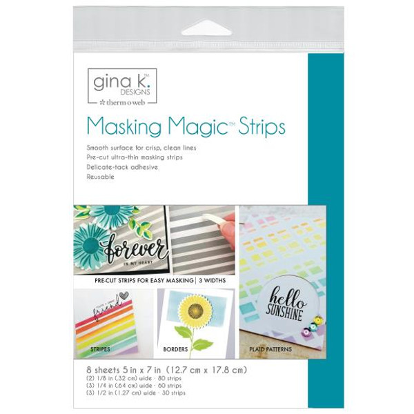 Therm-O Web: Gina K Masking Magic Strips 8/Pkg