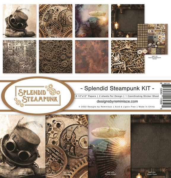 Reminisce: 12x12 Collection, Splendid Steampunk