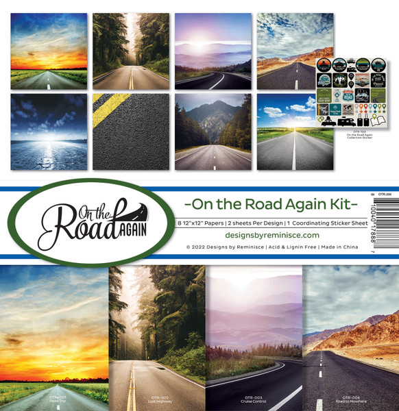 Reminisce: 12x12 Collection Kit - On The Road Again