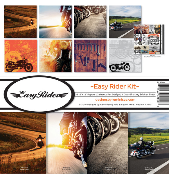 Reminisce: 12x12 Collection Kit - Easy Rider