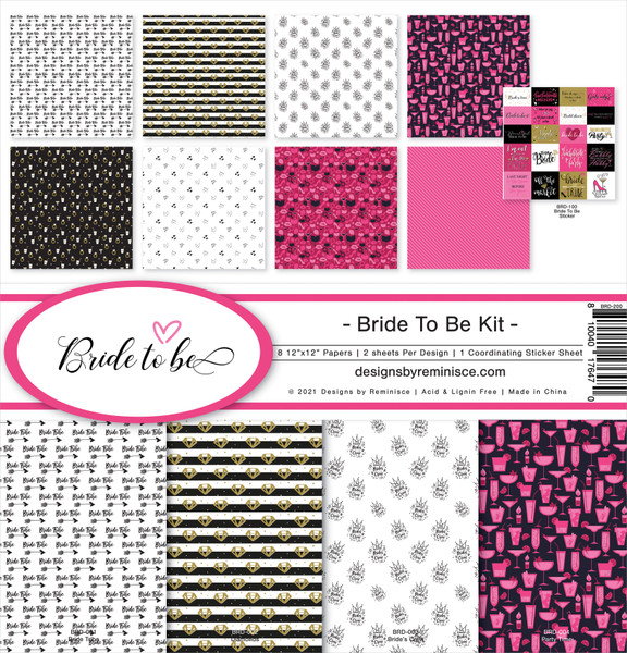 Reminisce: 12x12 Collection Kit, Bride To Be